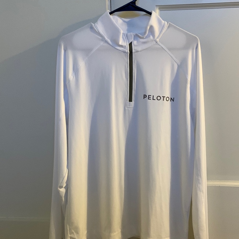Peloton lightweight quarter zip long sleeve.